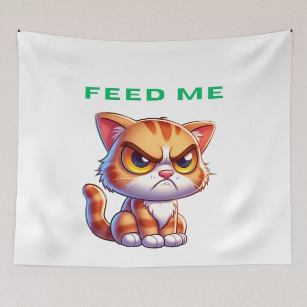 Item preview, Grumpy Meowster Unfed Furbal designed and sold by Focus-Photo-PG.