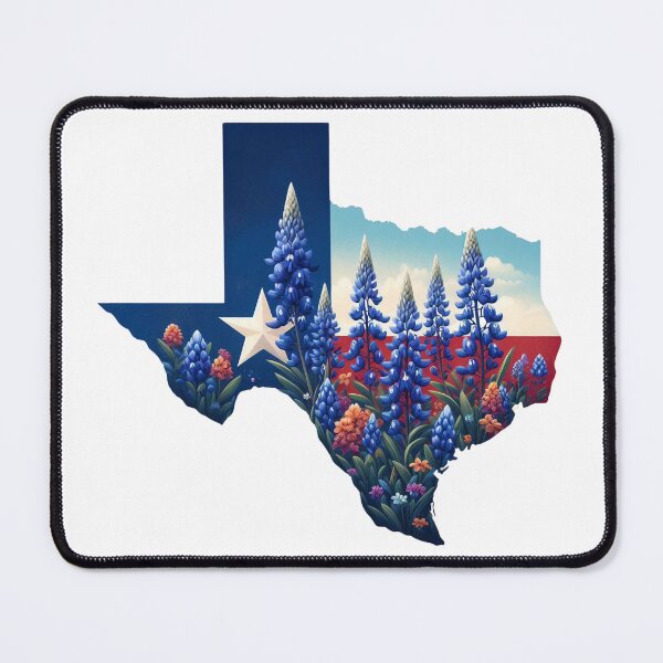 Item preview, Texas Wildflowers - Texas Flag Floral designed and sold by JessArty ⭐⭐⭐⭐⭐.