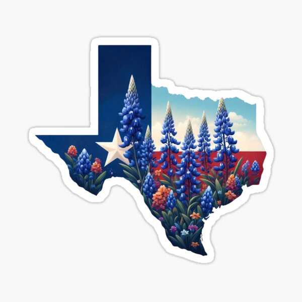 Item preview, Texas Wildflowers - Texas Flag Floral designed and sold by JessArty ⭐⭐⭐⭐⭐.