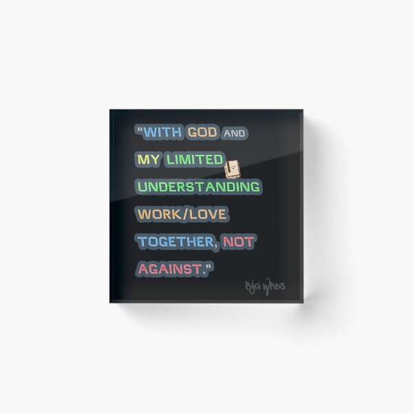 Item preview, "WITH GOD..." Quote 04/04/2024 designed and sold by BJGWRDS.