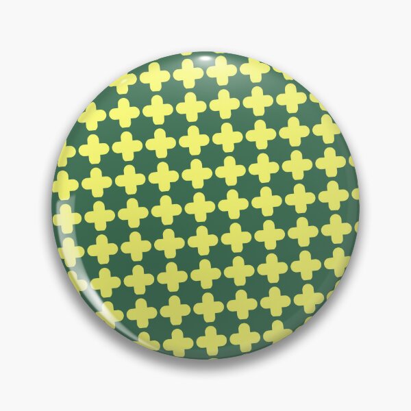 Item preview, Green & Yellow Plus Cross Symbols Connected Borderless Blueprint designed and sold by Alchemy-A-La-G.