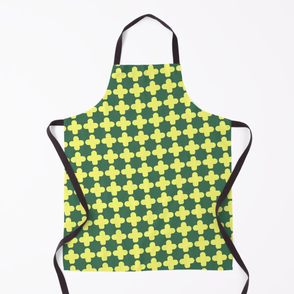 Item preview, Green & Yellow Plus Cross Symbols Connected Borderless Blueprint designed and sold by Alchemy-A-La-G.
