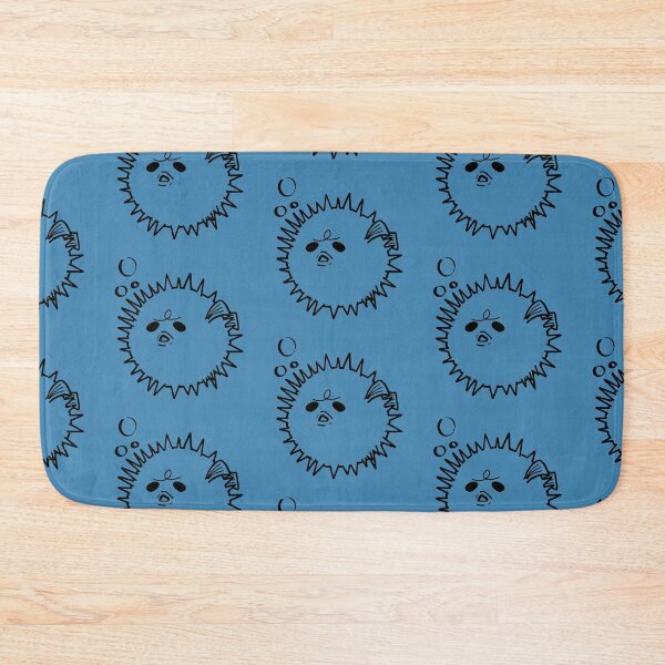 Item preview,  very angry puffer fish(vector pattern) designed and sold by deluluwizard.