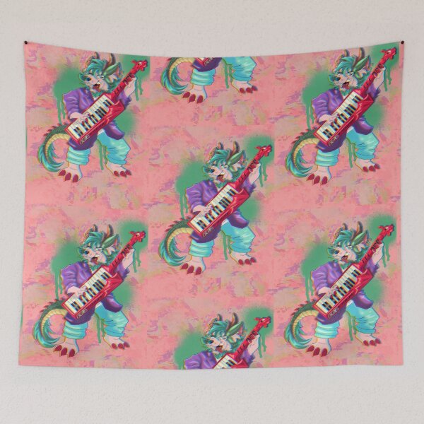 Item preview, Keytar Akita designed and sold by Akitawolfmon.