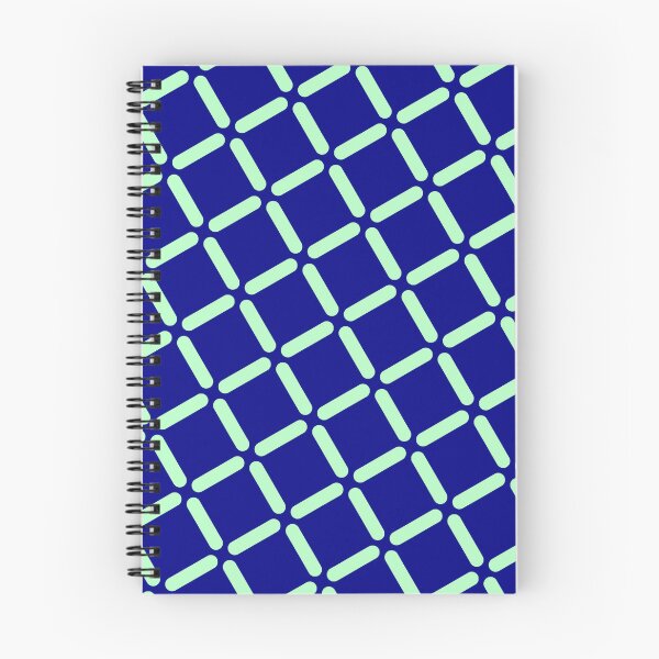Item preview, Navy & Mint Plus Symbols Hash Line Borderless Blueprint designed and sold by Alchemy-A-La-G.
