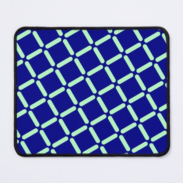 Item preview, Navy & Mint Plus Symbols Hash Line Borderless Blueprint designed and sold by Alchemy-A-La-G.