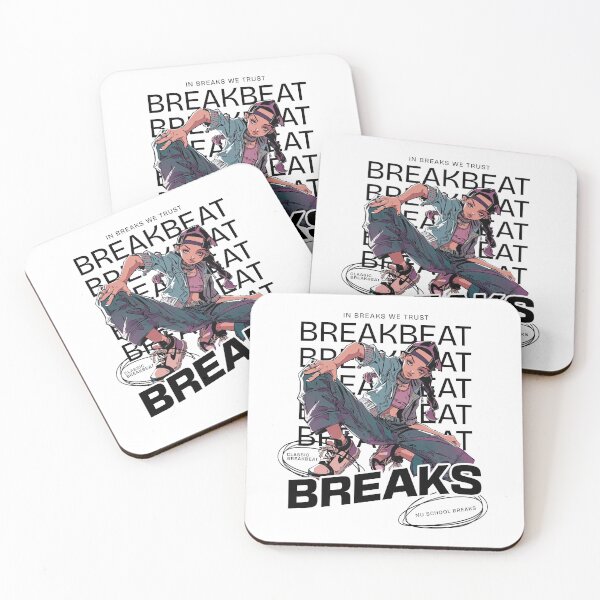 Item preview, BREAKBEAT  - Breaks Girl (Black)  designed and sold by Discothreadz.
