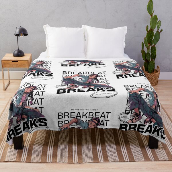 Item preview, BREAKBEAT  - Breaks Girl (Black)  designed and sold by Discothreadz.