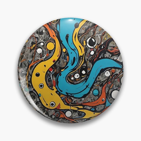 Item preview, Comic Style Abstract Fluid Art designed and sold by Printpix.