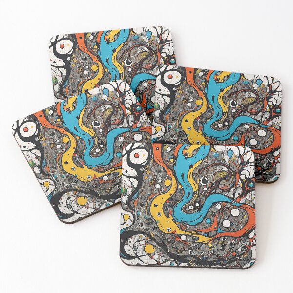 Item preview, Comic Style Abstract Fluid Art designed and sold by Printpix.