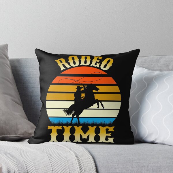 Item preview, Retro Rodeo Time: Sunset Cowboy Horse vintage designed and sold by tigger shop.