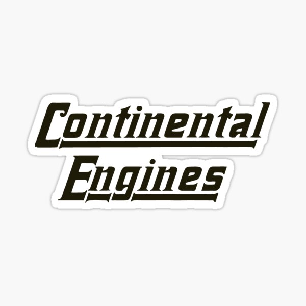 Item preview, Continental Engine Vintage logo designed and sold by MidniteTraffic.