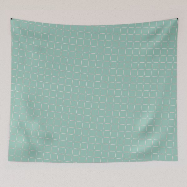 Item preview, Green & Pink Plus Symbols Hash Line Borderless Blueprint designed and sold by Alchemy-A-La-G.