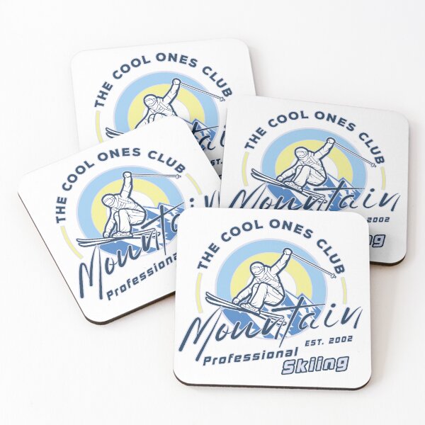 Item preview, The Cool Ones Mountain Professional Skiing Club designed and sold by KidRilla.