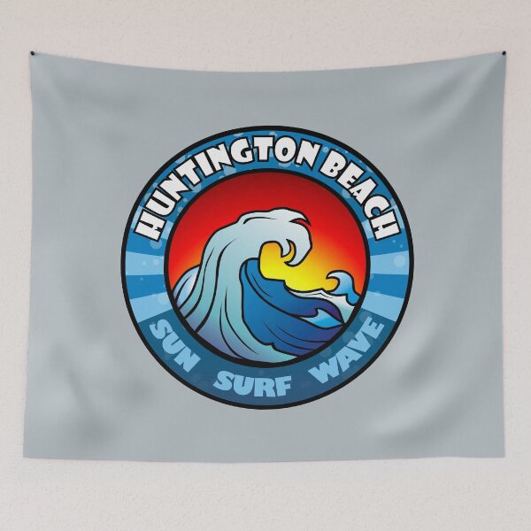 Item preview, Huntington Beach sun surf wave designed and sold by studioss76.
