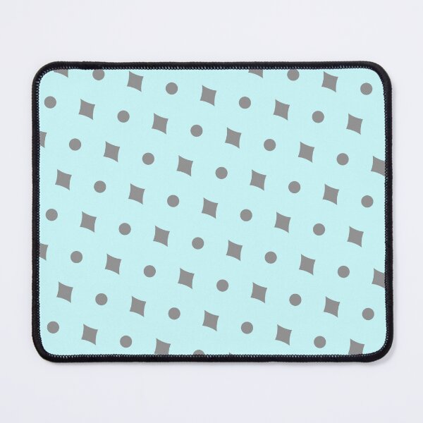 Item preview, Repeating Grey Diamonds & Circles Teal Grid Borderless Blueprint designed and sold by Alchemy-A-La-G.