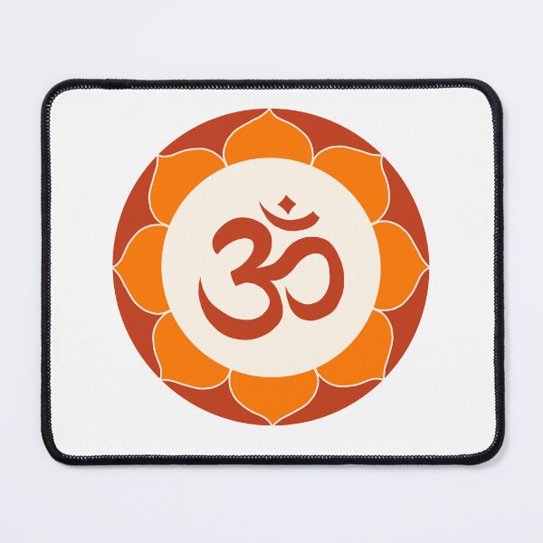 Item preview, Om Symbol - red and orange mandala designed and sold by liftfrequencies.