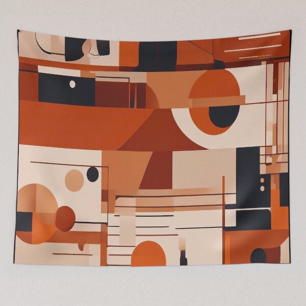 Item preview, teracota Boho Chic Abstract Art designed and sold by marvin barth.