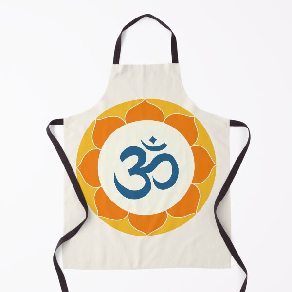 Item preview, Om Symbol - blue and orange mandala designed and sold by liftfrequencies.