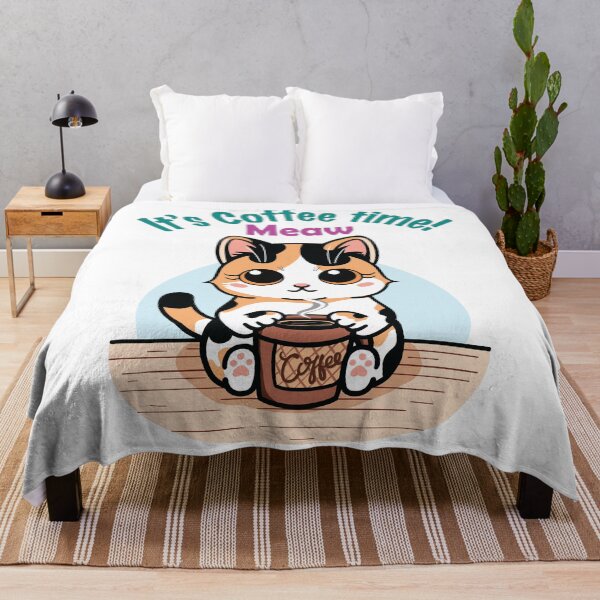 Item preview, It's coffee time! Meow designed and sold by Octagon20XX.