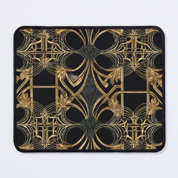 Item preview, a close up of a decorative design on a black background designed and sold by Enga6.