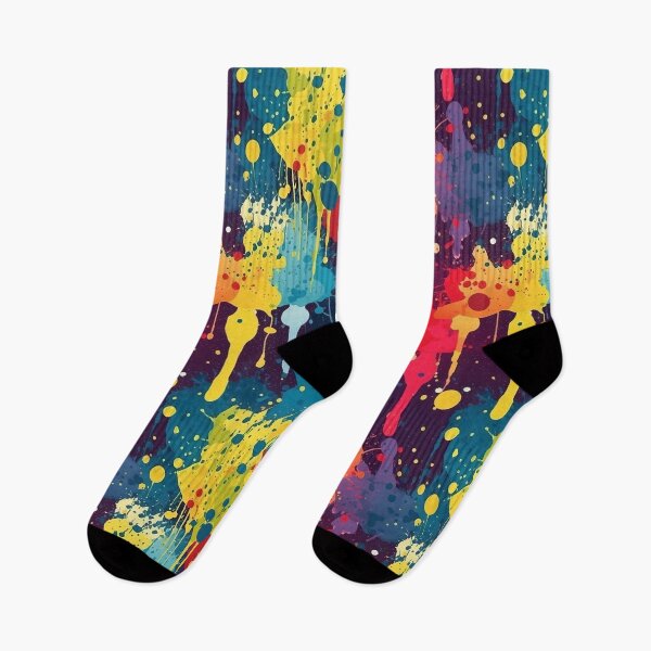 Item preview, Arcade Carpet Party Wallpaper Paint Splatter Rainbow Colors designed and sold by Sarcastic Narwhal.