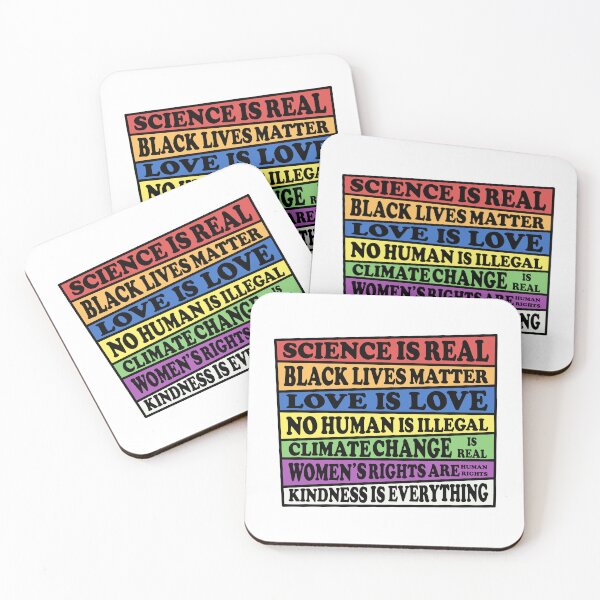 Item preview, Science is Real - Black Lives Matter - Love is Love - Where I stand on Social Issues designed and sold by ScienceCorner.