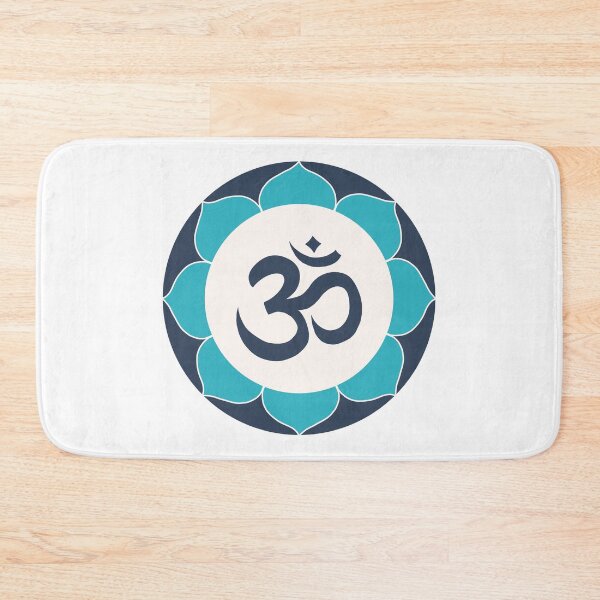 Item preview, Om Symbol - blue and teal mandala designed and sold by liftfrequencies.