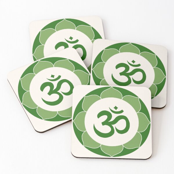 Artikelvorschau, Om Symbol - grünes Mandala entworfen und verkauft von liftfrequencies.