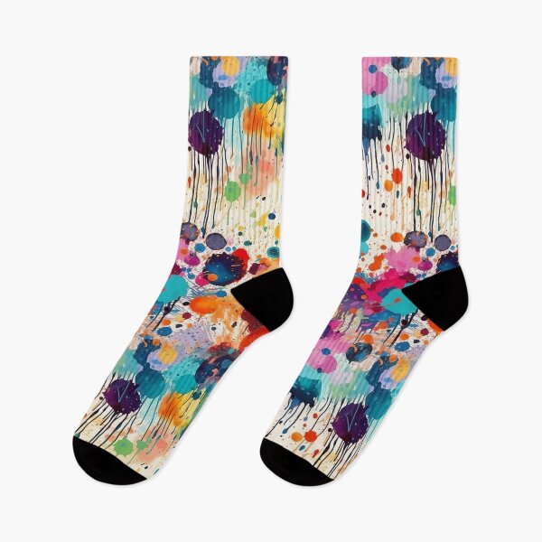 Item preview, Arcade Carpet Party Wallpaper Paint Splatter Rainbow Colors designed and sold by Sarcastic Narwhal.