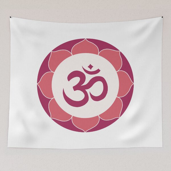 Item preview, Om Symbol - pink mandala designed and sold by liftfrequencies.