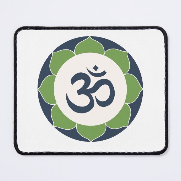 Item preview, Om Symbol - blue and green mandala designed and sold by liftfrequencies.