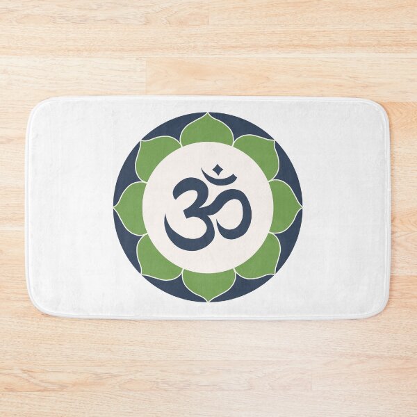 Item preview, Om Symbol - blue and green mandala designed and sold by liftfrequencies.