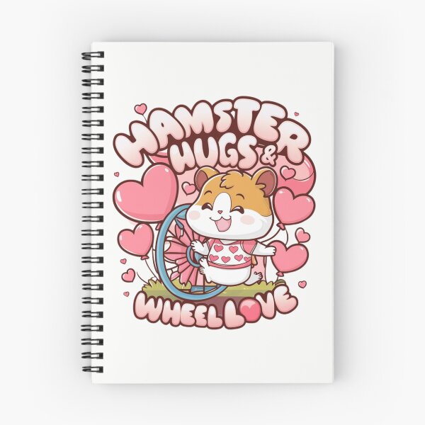 Item preview, Hamster Hugs & Wheel Love - Kawaii designed and sold by Rockin-Rainbow.