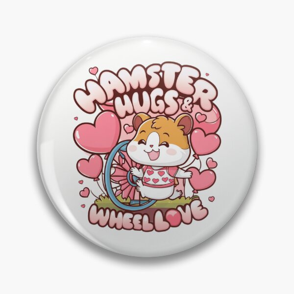 Item preview, Hamster Hugs & Wheel Love - Kawaii designed and sold by Rockin-Rainbow.