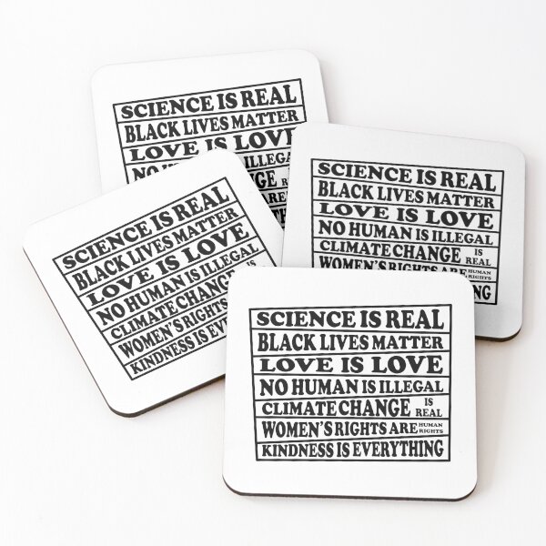 Item preview, Science is Real - Black Lives Matter - Love is Love - Where I stand on Social Issues designed and sold by ScienceCorner.