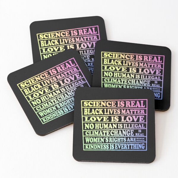 Item preview, Science is Real - Black Lives Matter - Love is Love - Where I stand on Social Issues designed and sold by ScienceCorner.
