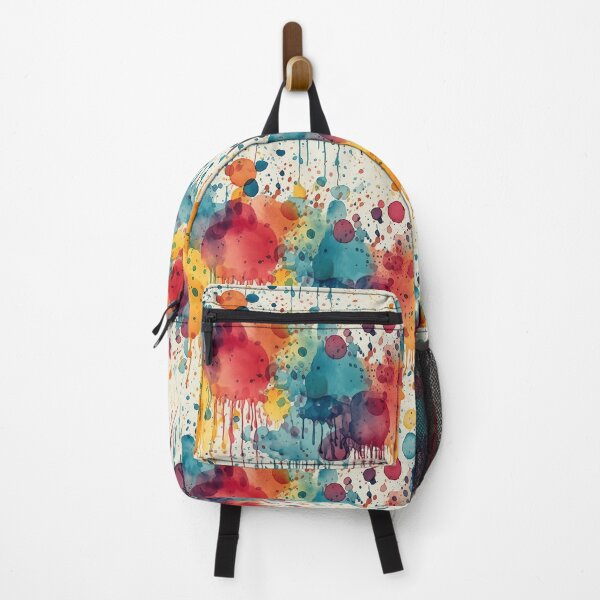 Item preview, Arcade Carpet Party Wallpaper Paint Splatter Rainbow Colors designed and sold by Sarcastic Narwhal.