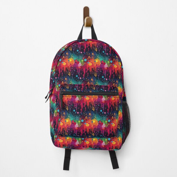 Item preview, Arcade Carpet Party Wallpaper Paint Splatter Rainbow Colors designed and sold by Sarcastic Narwhal.