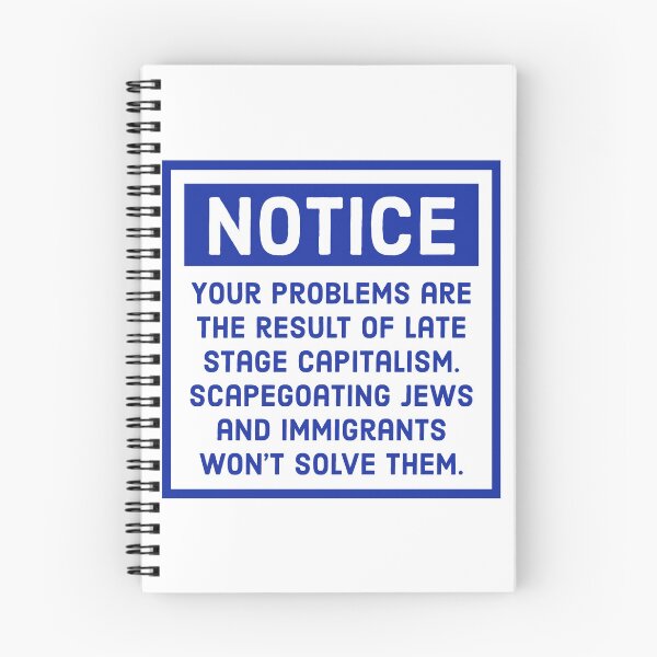 Item preview, Anti capitalism and antifascism notice  designed and sold by Rachel the Artist .