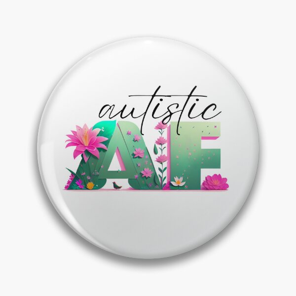 Item preview, Autistic AF- Lily Mk 2 (Black) designed and sold by GS-Imagery.