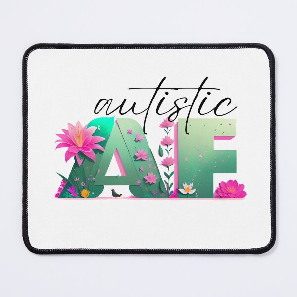 Item preview, Autistic AF- Lily Mk 2 (Black) designed and sold by GS-Imagery.