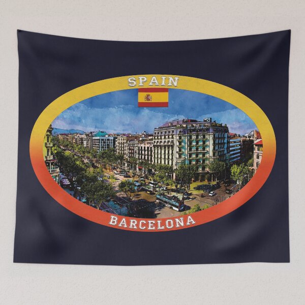 Item preview, Barcelona Spain Travel designed and sold by Thistle-TShop.