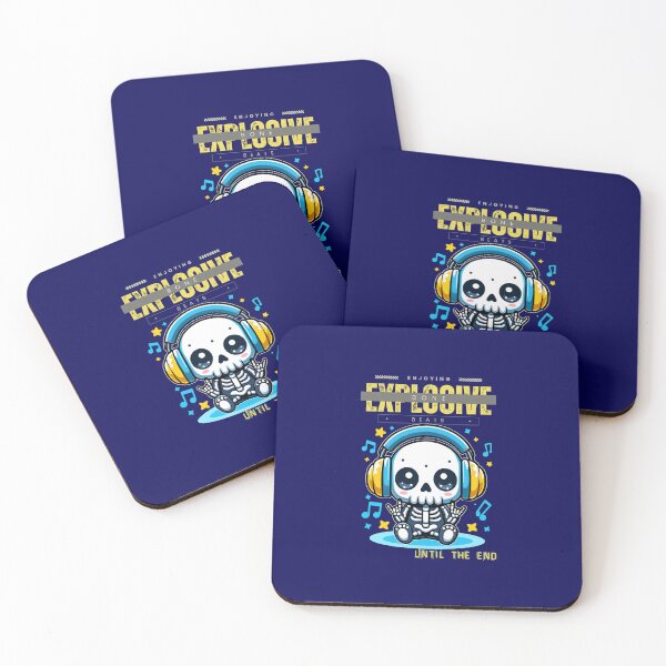 Item preview, Kawaii Skeleton, Enjoying Explosive Bone Beats, anime skeleton designed and sold by antcpjr682.