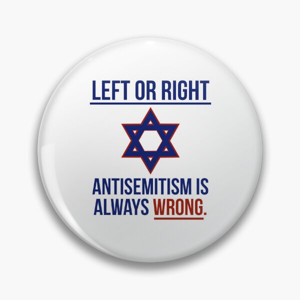 Item preview, Left or right antisemitism is wrong.  designed and sold by Rachel the Artist .