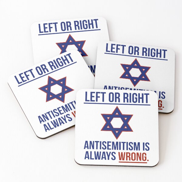 Item preview, Left or right antisemitism is wrong.  designed and sold by Rachel the Artist .