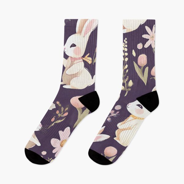 Item preview, Hares in the flower field designed and sold by Myl-Design.