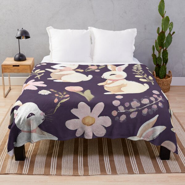 Item preview, Hares in the flower field designed and sold by Myl-Design.