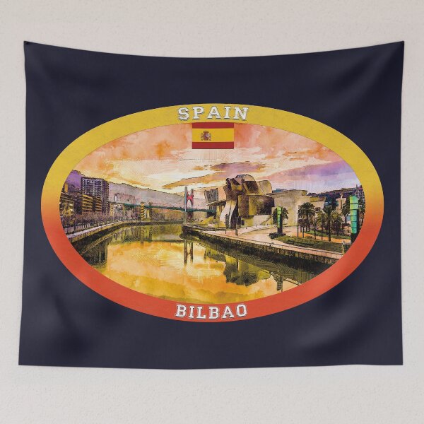 Item preview, Bilbao Spain Travel designed and sold by Thistle-TShop.
