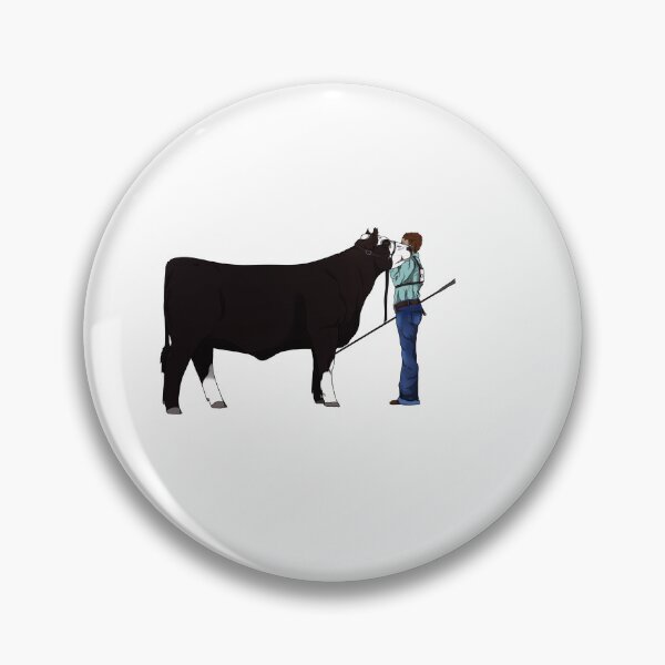 Artikelvorschau, Show Boy | Rinder | Blaugrün | Schwarzer Baldie Simmental | Viehzüchter | Rinder vorführen entworfen und verkauft von mwinter2205.